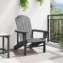 Silla Adirondack Gris Claro 82 x 74 x 92 cm HDPE en Sillas de jardín | Comprar online en Foru.es