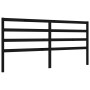 Estructura de cama con cabecero madera maciza negro 200x200 cm de vidaXL, Camas y somieres - Ref: Foro24-3191930, Precio: 198...