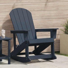 Silla mecedora Adirondack Azul marino 92 x 73.5 x 92 cm HDPE en Sillas de jardín | Comprar online en Foru.es