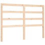 Estructura de cama de matrimonio con cabecero madera maciza de vidaXL, Camas y somieres - Ref: Foro24-3191876, Precio: 108,39...