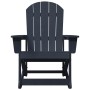 Silla mecedora Adirondack Azul marino 92 x 73.5 x 92 cm HDPE en Sillas de jardín | Comprar online en Foru.es