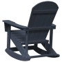 Silla mecedora Adirondack Azul marino 92 x 73.5 x 92 cm HDPE en Sillas de jardín | Comprar online en Foru.es