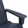 Silla mecedora Adirondack Azul marino 92 x 73.5 x 92 cm HDPE en Sillas de jardín | Comprar online en Foru.es