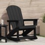 Silla mecedora Adirondack Negro 92 x 73.5 x 92 cm HDPE en Sillas de jardín | Comprar online en Foru.es