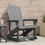 Silla mecedora Adirondack Gris Claro 92 x 73.5 x 92 cm HDPE en Sillas de jardín | Comprar online en Foru.es