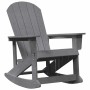 Silla mecedora Adirondack Gris Claro 92 x 73.5 x 92 cm HDPE en Sillas de jardín | Comprar online en Foru.es