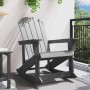Silla mecedora Adirondack Gris Claro 92 x 73.5 x 92 cm HDPE en Sillas de jardín | Comprar online en Foru.es