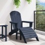 Silla Adirondack Azul marino 82 x 74 x 92 cm HDPE en Sillas de jardín | Comprar online en Foru.es