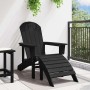 Silla Adirondack Negro 82 x 74 x 92 cm HDPE en Sillas de jardín | Comprar online en Foru.es