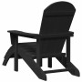 Silla Adirondack Negro 82 x 74 x 92 cm HDPE en Sillas de jardín | Comprar online en Foru.es