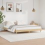Estructura de cama madera de ingeniería roble Sonoma 200x200 cm de vidaXL, Camas y somieres - Ref: Foro24-832008, Precio: 156...