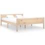 Estructura de cama de madera maciza de pino 120x200 cm de vidaXL, Camas y somieres - Ref: Foro24-322098, Precio: 93,38 €, Des...