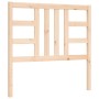 Estructura de cama con cabecero madera maciza 90x190 cm de vidaXL, Camas y somieres - Ref: Foro24-3191936, Precio: 90,91 €, D...