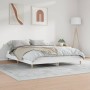 Estructura de cama madera de ingeniería blanco brillo 200x200cm de vidaXL, Camas y somieres - Ref: Foro24-832007, Precio: 123...