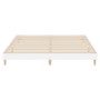 Estructura de cama madera de ingeniería blanco brillo 200x200cm de vidaXL, Camas y somieres - Ref: Foro24-832007, Precio: 123...