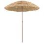 Parasol de playa Natural 255 x 255 x 255 cm Poliéster y Acero en Sombrillas | Comprar online en Foru.es