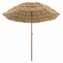 Parasol de playa Natural 255 x 255 x 255 cm Poliéster y Acero en Sombrillas | Comprar online en Foru.es