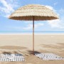 Parasol de playa Natural 255 x 255 x 255 cm Poliéster y Acero en Sombrillas | Comprar online en Foru.es