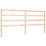 Estructura de cama con cabecero madera maciza 200x200 cm de vidaXL, Camas y somieres - Ref: Foro24-3191926, Precio: 136,17 €,...
