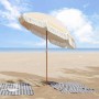 Parasol de playa Amarillo y 160 x 160 x 196 cm en Sombrillas | Comprar online en Foru.es