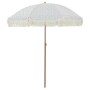 Parasol de playa Gris y 160 x 160 x 196 cm Poliéster y Acero en Sombrillas | Comprar online en Foru.es
