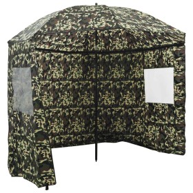 Paraguas de Pesca Camuflaje 220 x 193 cm Poliéster Oxford en Sombrillas | Comprar online en Foru.es