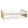 Sofá cama 3 plazas de madera maciza de pino 90x200 cm de vidaXL, Camas y somieres - Ref: Foro24-322164, Precio: 82,96 €, Desc...