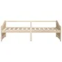 Sofá cama 3 plazas de madera maciza de pino 90x200 cm de vidaXL, Camas y somieres - Ref: Foro24-322164, Precio: 82,22 €, Desc...