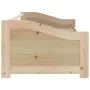 Sofá cama 3 plazas de madera maciza de pino 90x200 cm de vidaXL, Camas y somieres - Ref: Foro24-322164, Precio: 82,22 €, Desc...