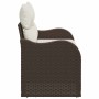 Sofá de jardín Marrón 121 x 62 x 69 cm ratán sintético en Sofás de exterior | Comprar online en Foru.es