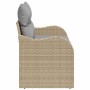 Sofá de jardín Beige 121 x 62 x 69 cm ratán sintético en Sofás de exterior | Comprar online en Foru.es