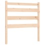 Estructura de cama con cabecero madera maciza 90x200 cm de vidaXL, Camas y somieres - Ref: Foro24-3192021, Precio: 87,36 €, D...