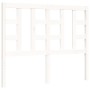 Estructura cama de matrimonio con cabecero madera maciza blanco de vidaXL, Camas y somieres - Ref: Foro24-3191942, Precio: 12...