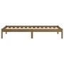 Estructura de cama madera maciza pino marrón miel 100x200 cm de vidaXL, Camas y somieres - Ref: Foro24-810010, Precio: 71,63 ...