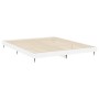 Estructura de cama madera de ingeniería blanco brillo 120x200cm de vidaXL, Camas y somieres - Ref: Foro24-832255, Precio: 109...