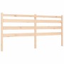 Estructura de cama con cabecero madera maciza 200x200 cm de vidaXL, Camas y somieres - Ref: Foro24-3192056, Precio: 141,28 €,...
