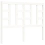 Estructura de cama con cabecero madera maciza blanco 120x200 cm de vidaXL, Camas y somieres - Ref: Foro24-3191967, Precio: 12...