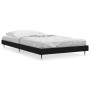 Estructura de cama madera de ingeniería negra 90x200 cm de vidaXL, Camas y somieres - Ref: Foro24-832166, Precio: 92,83 €, De...
