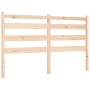 Estructura de cama con cabecero madera maciza 160x200 cm de vidaXL, Camas y somieres - Ref: Foro24-3192046, Precio: 129,24 €,...
