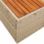 Sofá de jardín Beige 184 x 62 x 85cm ratán sintético en Sofás de exterior | Comprar online en Foru.es