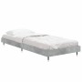 Estructura de cama madera de ingeniería gris hormigón 75x190 cm de vidaXL, Camas y somieres - Ref: Foro24-832209, Precio: 86,...