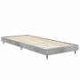 Estructura de cama madera de ingeniería gris hormigón 75x190 cm de vidaXL, Camas y somieres - Ref: Foro24-832209, Precio: 86,...