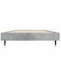 Estructura de cama madera de ingeniería gris hormigón 75x190 cm de vidaXL, Camas y somieres - Ref: Foro24-832209, Precio: 86,...