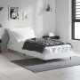 Estructura de cama madera de ingeniería blanca 75x190 cm de vidaXL, Camas y somieres - Ref: Foro24-832309, Precio: 82,15 €, D...