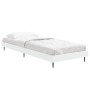 Estructura de cama madera de ingeniería blanca 75x190 cm de vidaXL, Camas y somieres - Ref: Foro24-832309, Precio: 82,15 €, D...