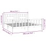 Estructura de cama con cabecero madera de pino blanco 180x200cm de vidaXL, Camas y somieres - Ref: Foro24-3188182, Precio: 17...