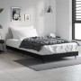 Estructura de cama madera de ingeniería negra 100x200 cm de vidaXL, Camas y somieres - Ref: Foro24-832262, Precio: 88,95 €, D...
