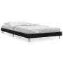 Estructura de cama madera de ingeniería negra 100x200 cm de vidaXL, Camas y somieres - Ref: Foro24-832262, Precio: 87,59 €, D...