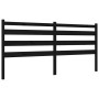 Estructura de cama con cabecero madera maciza negro 200x200 cm de vidaXL, Camas y somieres - Ref: Foro24-3192060, Precio: 203...