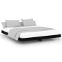 Estructura de cama madera de ingeniería negra 200x200 cm de vidaXL, Camas y somieres - Ref: Foro24-832110, Precio: 124,11 €, ...